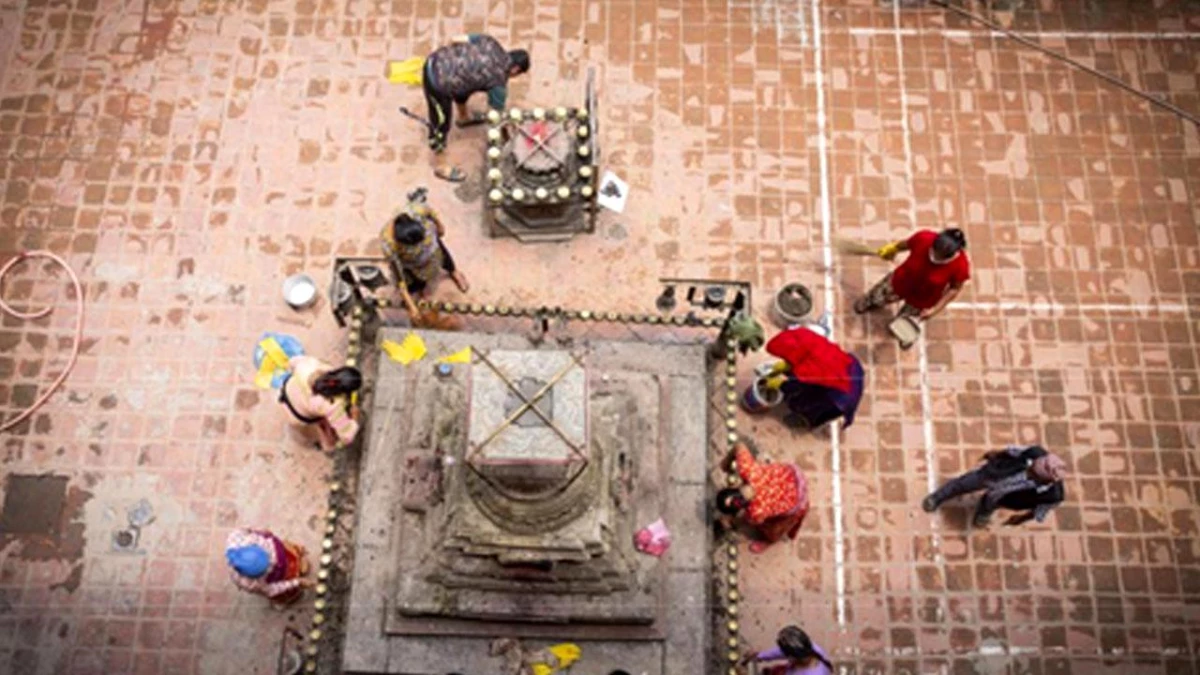 Nepal\'de Sithi Nakha Festivali Hazırlığı