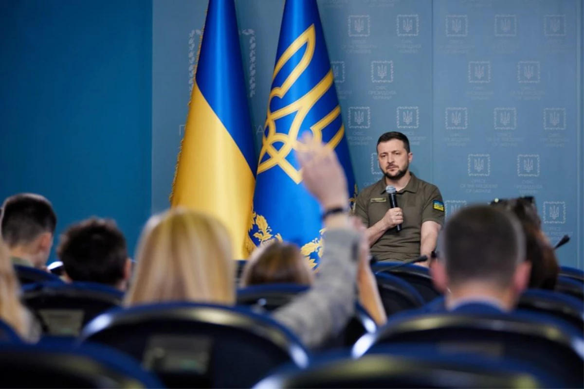 Ukrayna Devlet Başkanı Zelenskiy: "22-25 milyon ton tahıl bloke edilmiş durumda"