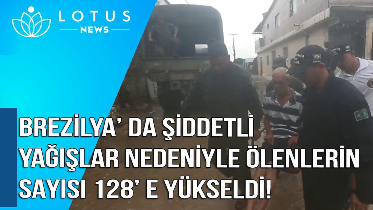 Video: Brezilya\'da Şiddetli Yağışlar Nedeniyle Ölenlerin Sayısı 128\'e Yükseldi