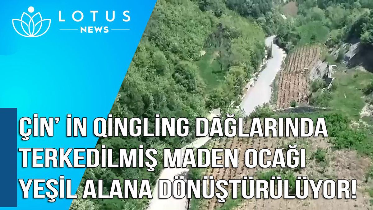 Video: Çin\'in Qinling Dağları\'nda Terk Edilmiş Maden Ocağı Yeşil Alana Dönüştürülüyor