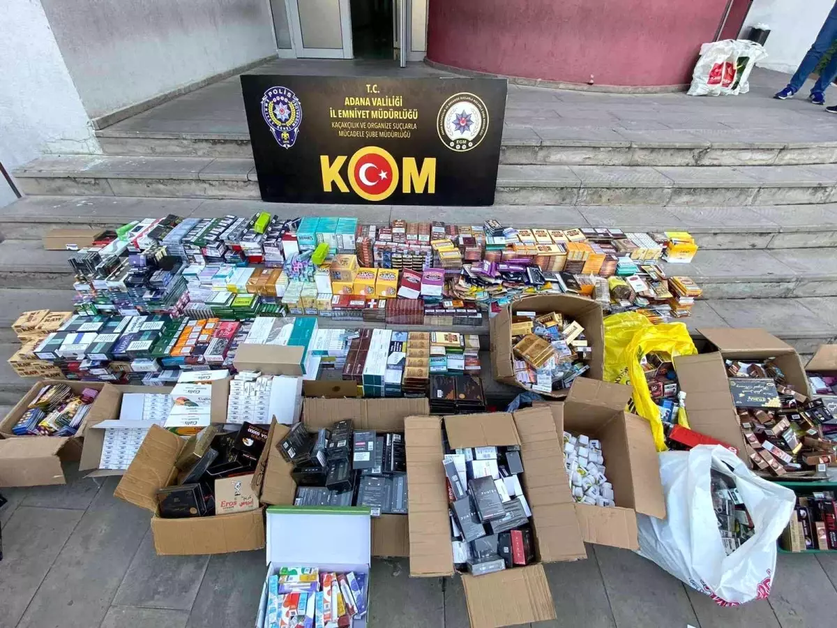 Adana\'da kaçakçılık operasyonu