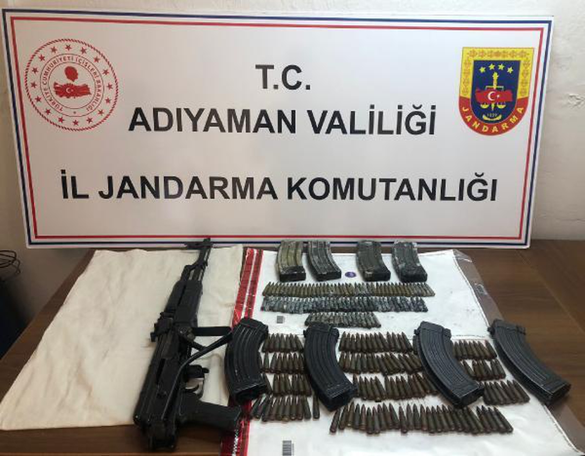 Adıyaman\'da PKK/KCK mühimmatı ele geçirildi