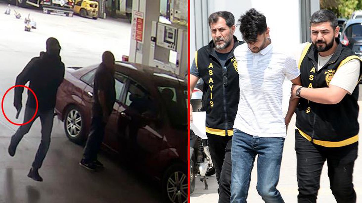 Oyuncak tabancayla akaryakıt istasyonunu soyan şüpheli yakalandı!