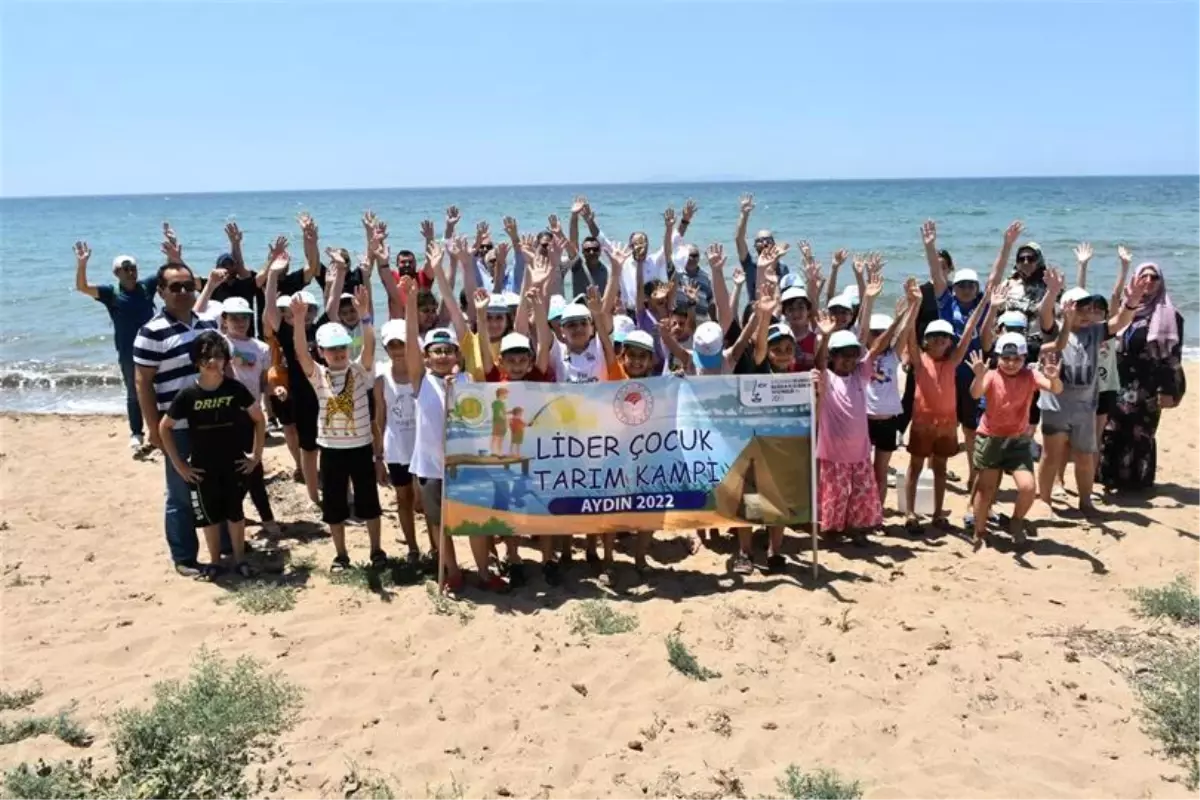 Aydınlı öğrenciler \'Lider Çocuk Tarım Kampı\'nda buluştu