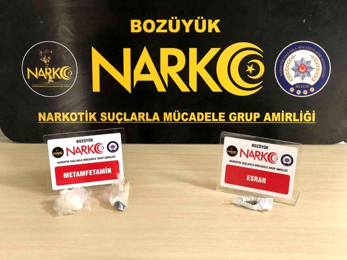 Bozüyük\'te uyuşturucu operasyonu; 3 kişi tutuklandı