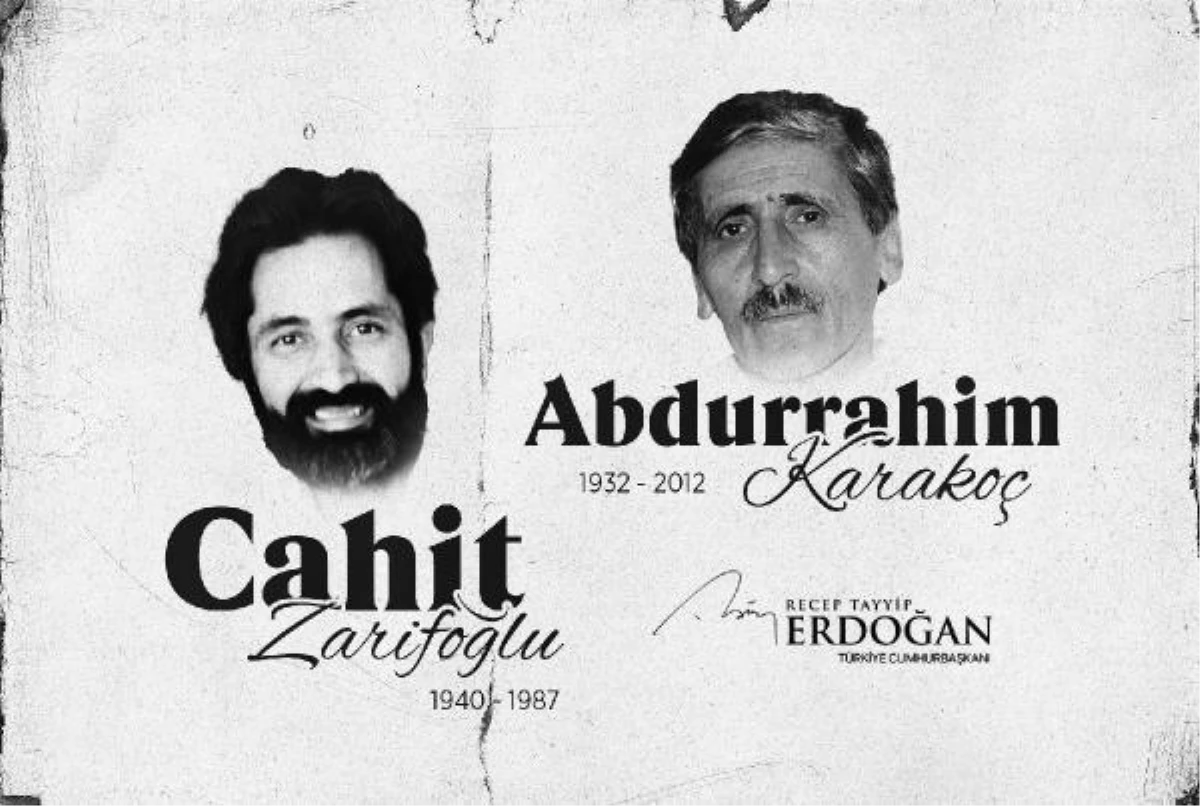 Cumhurbaşkanı Erdoğan, Cahit Zarifoğlu ve Abdurrahim Karakoç\'u rahmetle andı