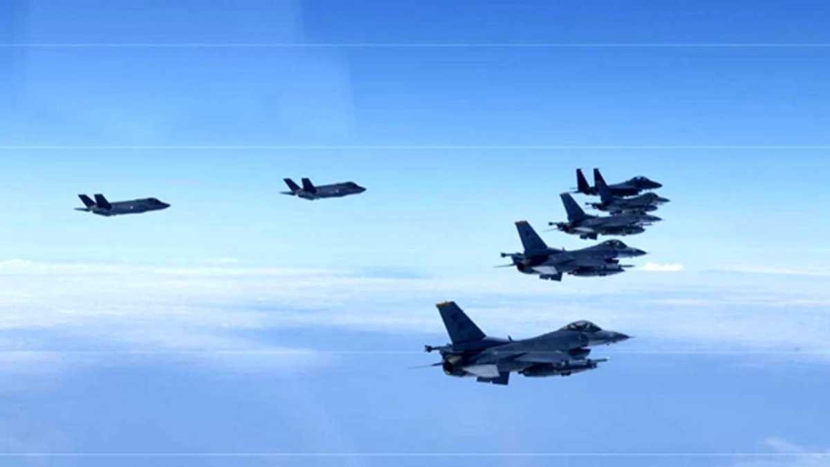 Güney Kore ile ABD Ortak Hava Tatbikatı Düzenledi
