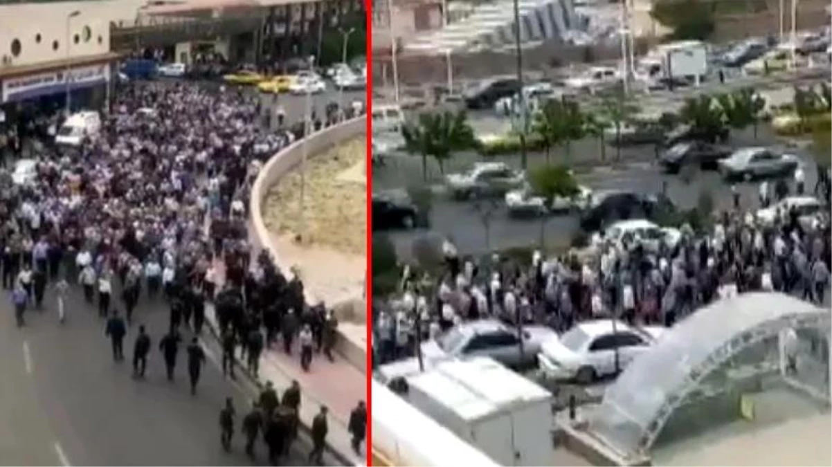 İran\'da işçi emeklilerin başlattığı zam protestosu diğer kentlere de yayıldı
