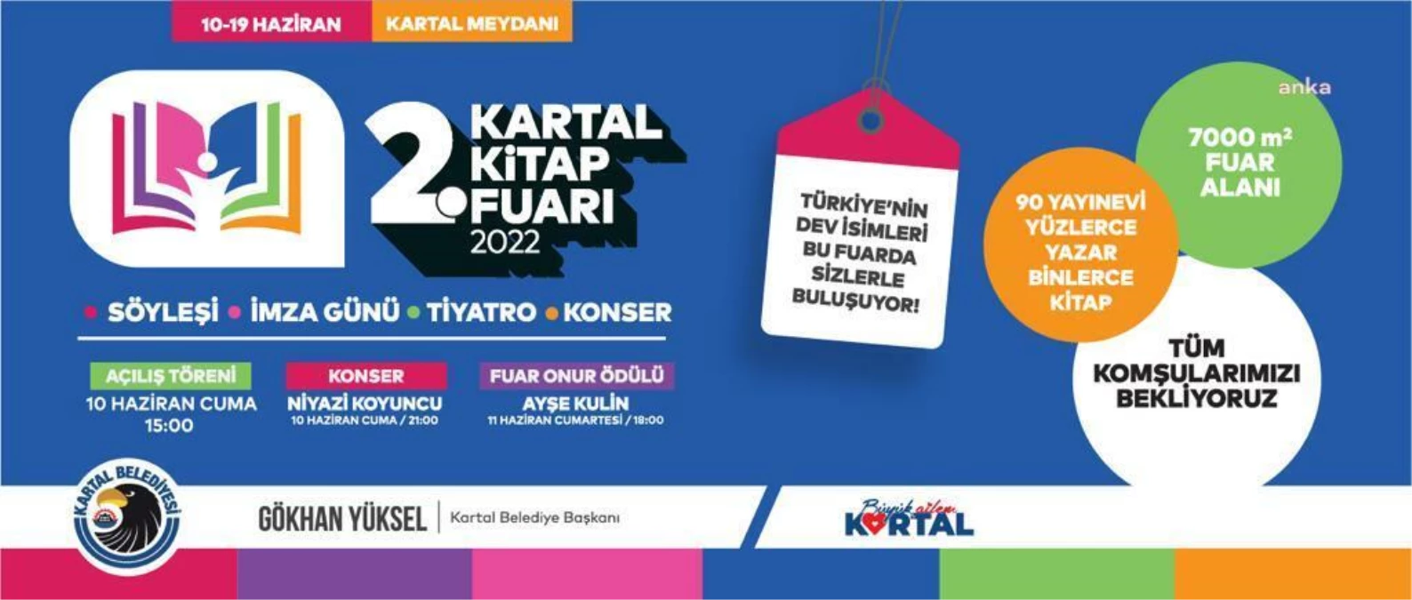 Kartal Kitap Fuarı 10 Haziran\'da 2. Kez Kapılarını Açıyor