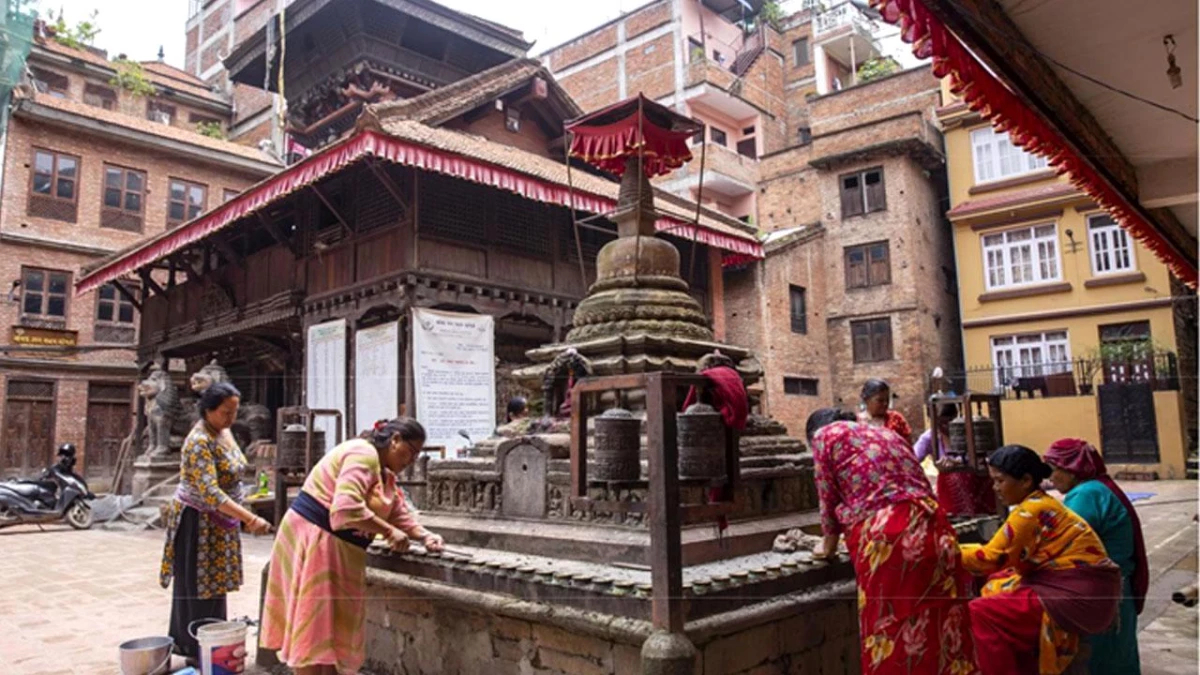Nepal\'de Sithi Nakha Festivali Kutlanıyor