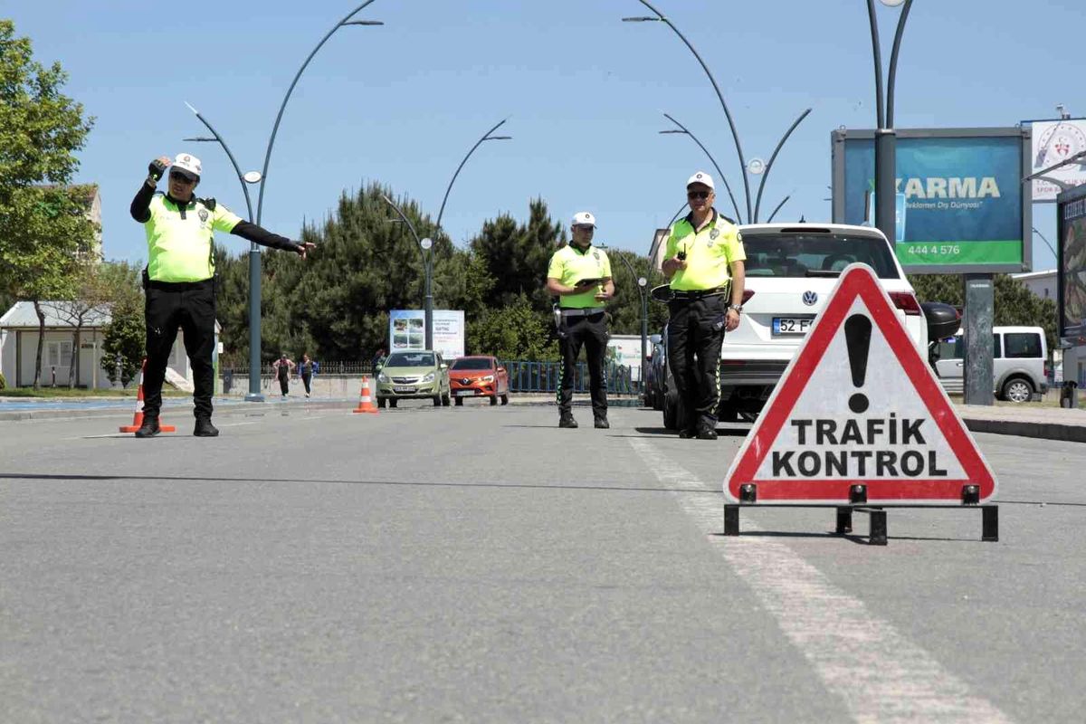Ordu\'da trafik denetimleri