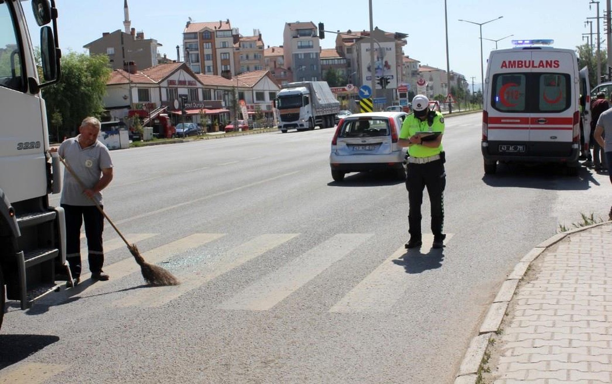 Tavşanlı\'da trafik kazası: 1 yaralı