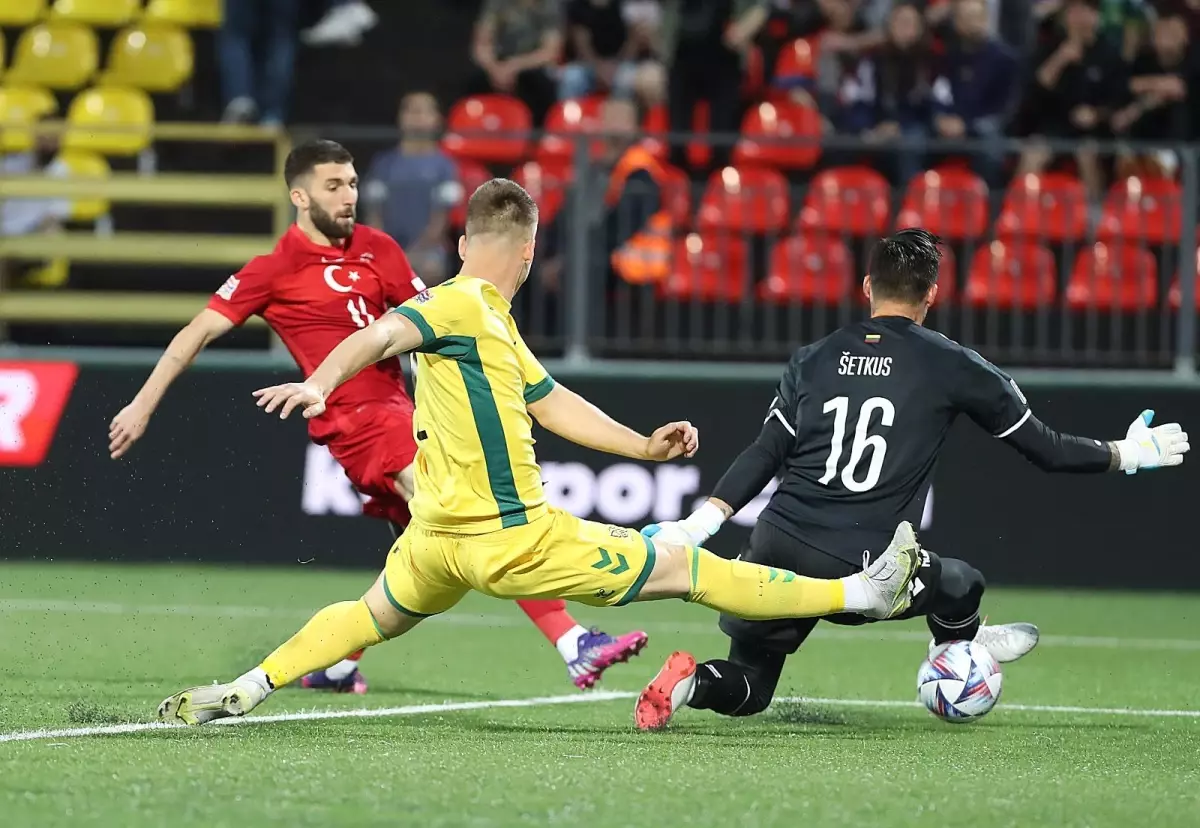 UEFA Uluslar C Ligi: Litvanya: 0 - Türkiye: 6 (Maç sonucu)