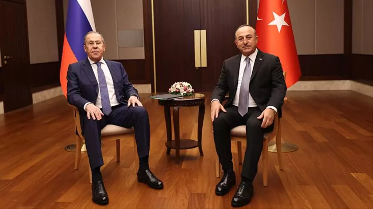 Dışişleri Bakanı Mevlüt Çavuşoğlu, bugün Rus mevkidaşı Sergey Lavrov bir araya geldi!