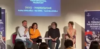 FRANKFURT - Yönetmen Hilal Saral ve Kubilay Karslıoğlu, tiyatroseverlerle bir araya geldi