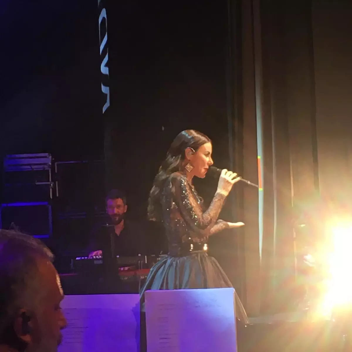 Defne Samyeli'nin sahne şovu tartışma konusu oldu! Kıyafetlerini çıkartarak sadece mayoyla konser verdi