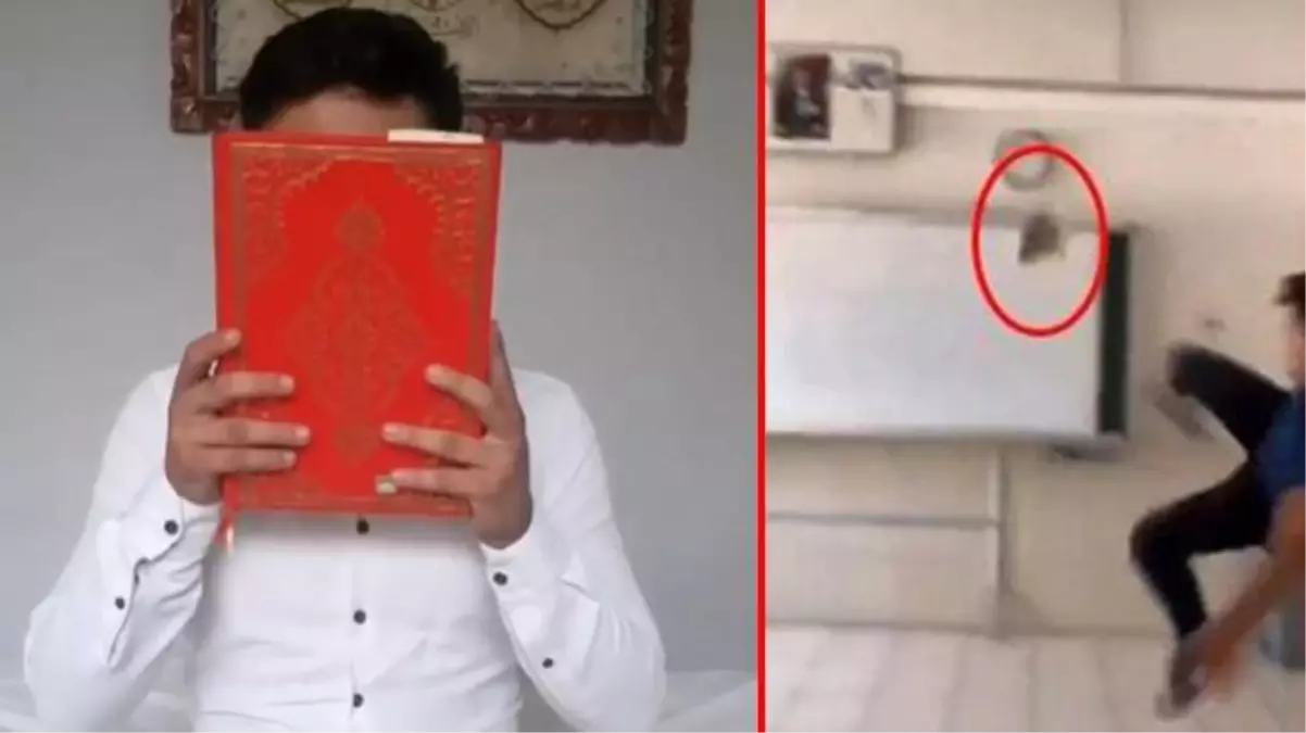 Kur\'an-ı Kerim\'e tekme atan genç, çektiği videoyla özür diledi: Kur\'an olduğunu bilmiyordum, aşırı pişmanım
