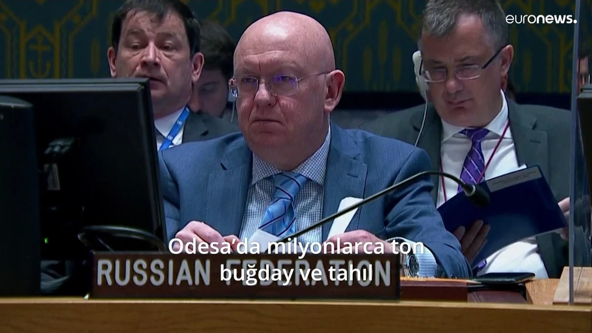 Rus Büyükelçi, AB Konseyi Başkanı Michel konuşurken BM oturumunu terk etti