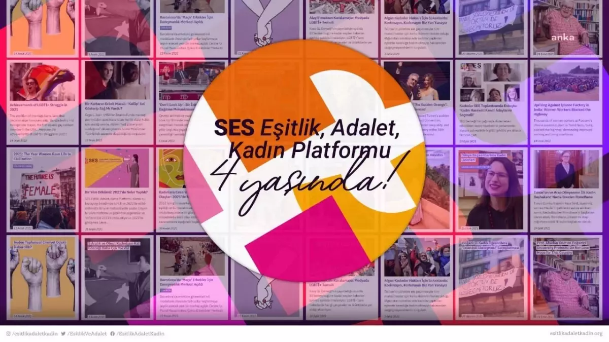 Ses Eşitlik, Adalet, Kadın Platformu Dördüncü Yılını Kutluyor