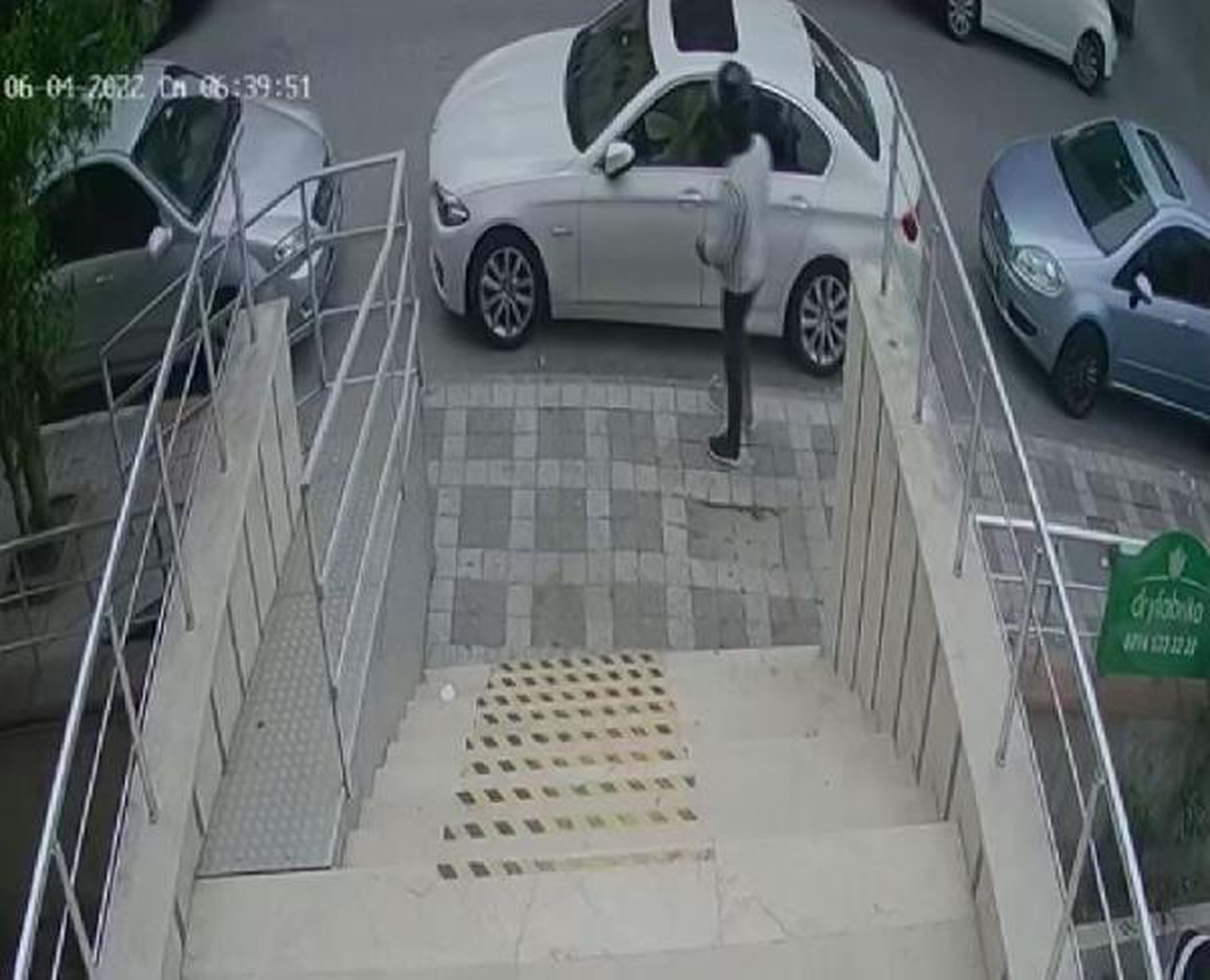 Ümraniye\'de hayalet gösterge hırsızları kamerada