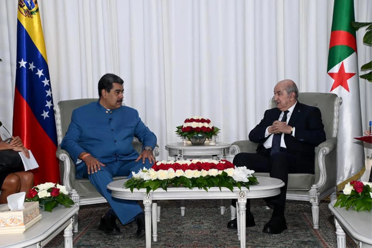 Cezayir ve Venezuela liderleri, Filistin, Libya ve Batı Sahra meselelerini görüştü