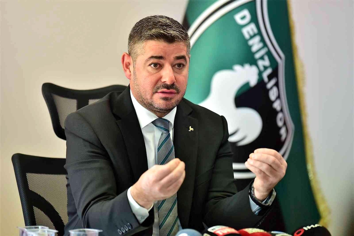 Denizlispor\'da kulüp başkanı Mehmet Uz\'dan futbolcu alacaklarına ilişkin açıklama Açıklaması