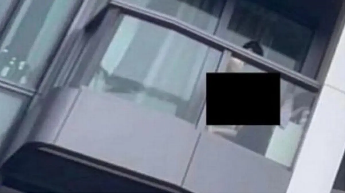 Evlerinin balkonunda cinsel ilişkiye girdiler! Kadın tutuklandı