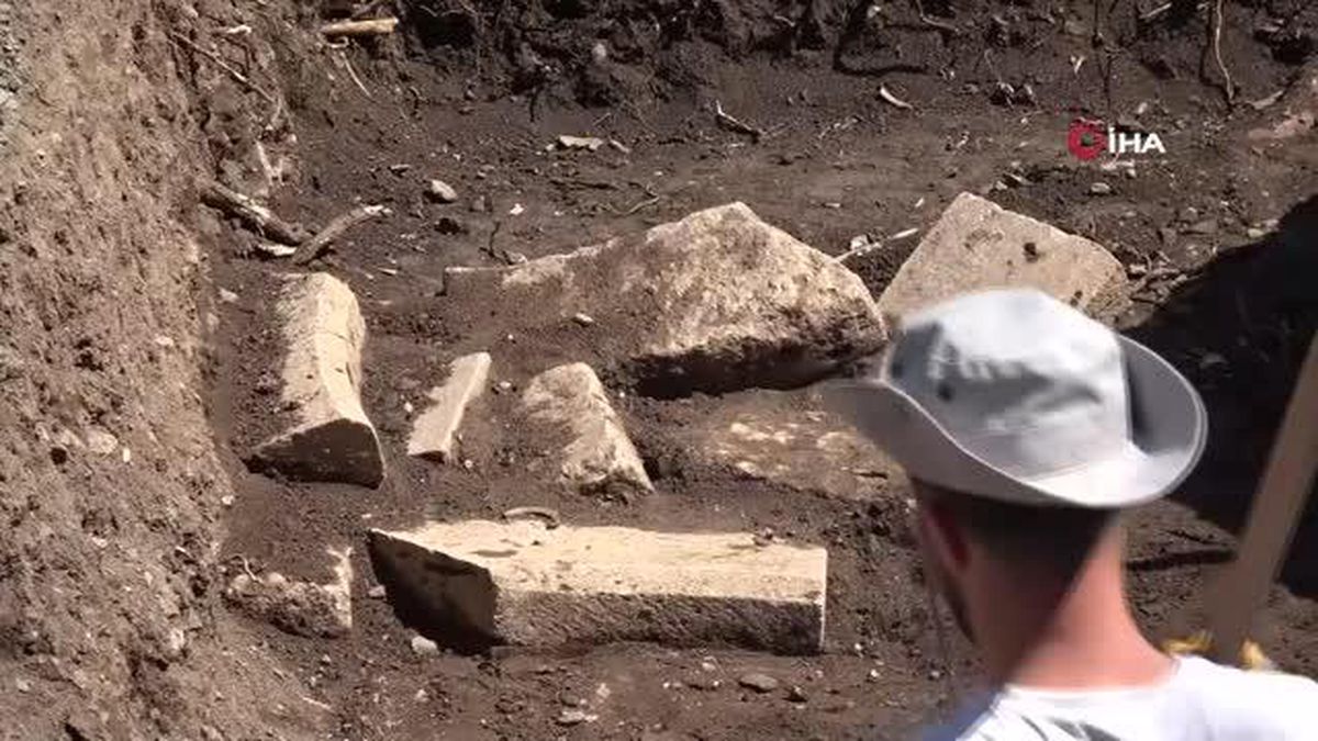 Tokat'ta okulun temel kazısından tarih çıktı