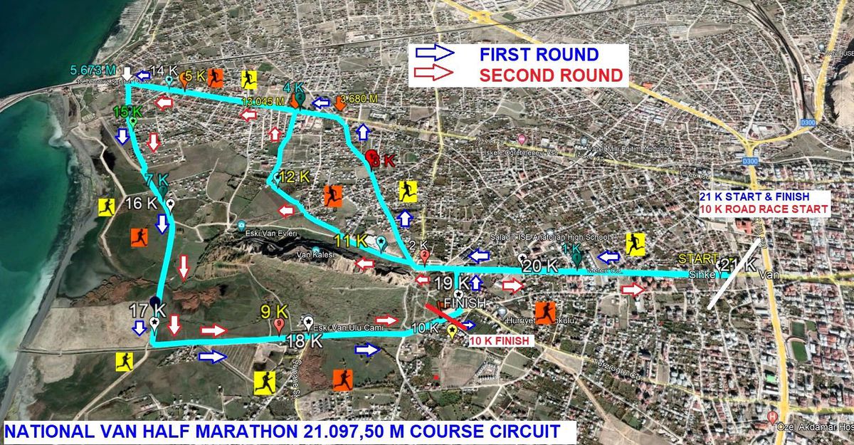 "1. Van Denizi Yarı Maratonu" başlıyor