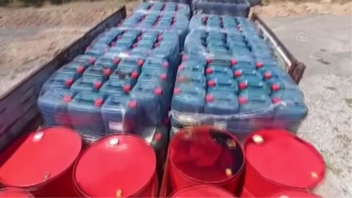 12 bin 535 litre kaçak akaryakıt ele geçirildi