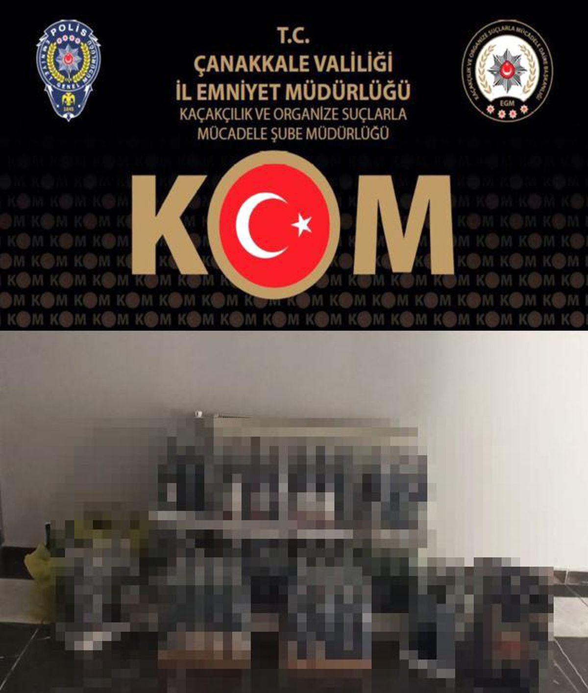 Çan\'da kaçak içki ele geçirildi