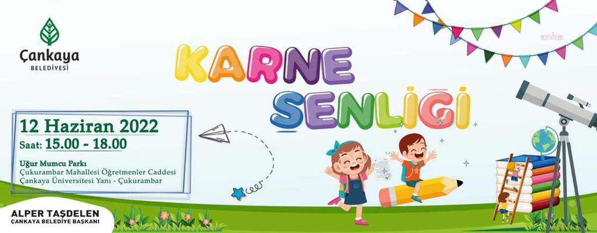 Çankaya Belediyesi\'nden Çocuklara Karne Şenliği