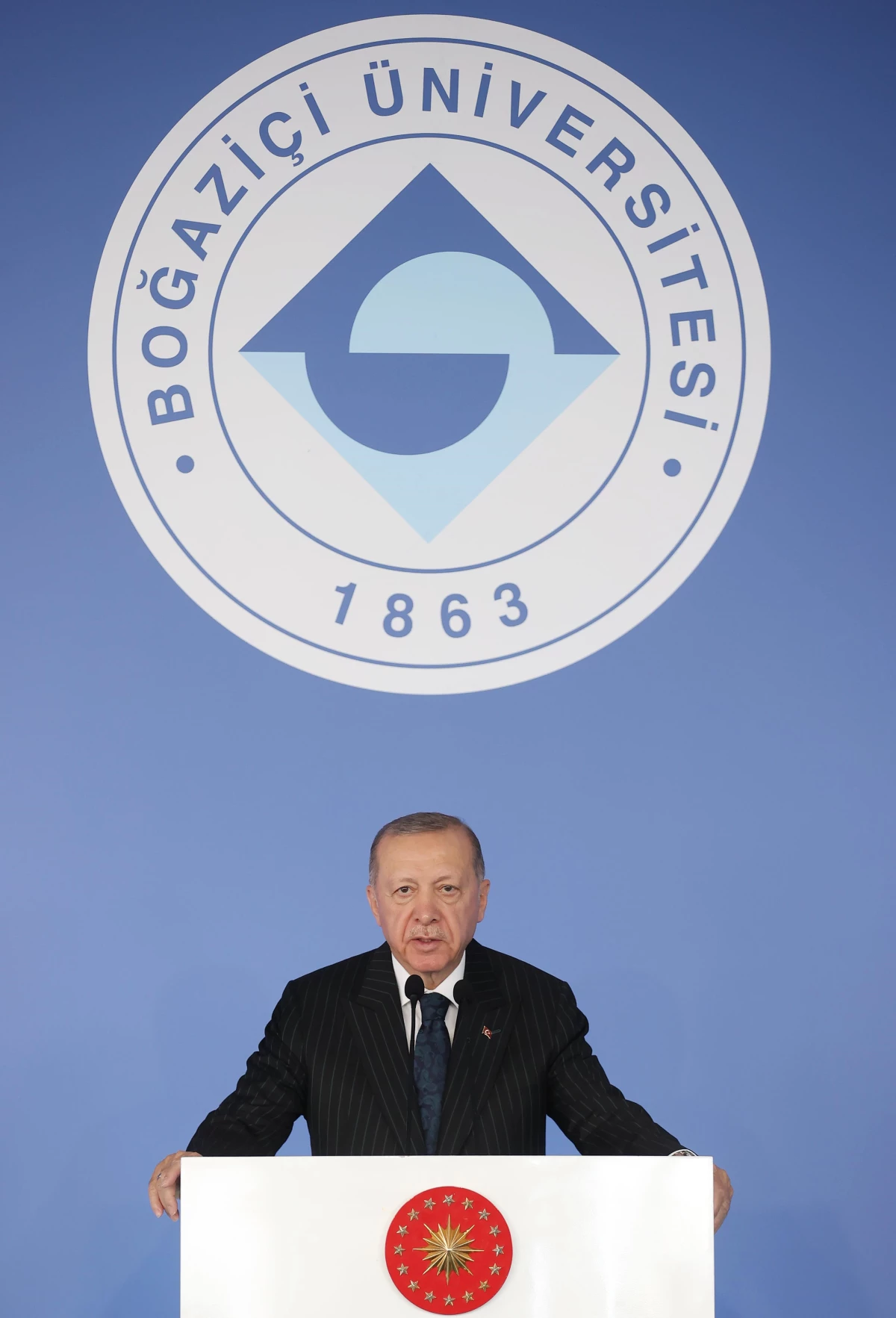 Cumhurbaşkanı Erdoğan, Boğaziçi Üniversitesi Kandilli Bilim, Teknoloji ve Araştırma Binası\'nın açılışında konuştu: (2)