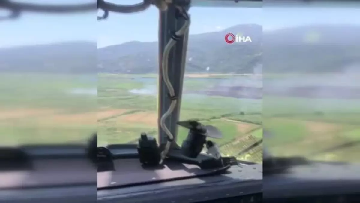 Dalyan'daki sazlık yangınıyla ile ilgili 3 şüpheli gözaltına alındı