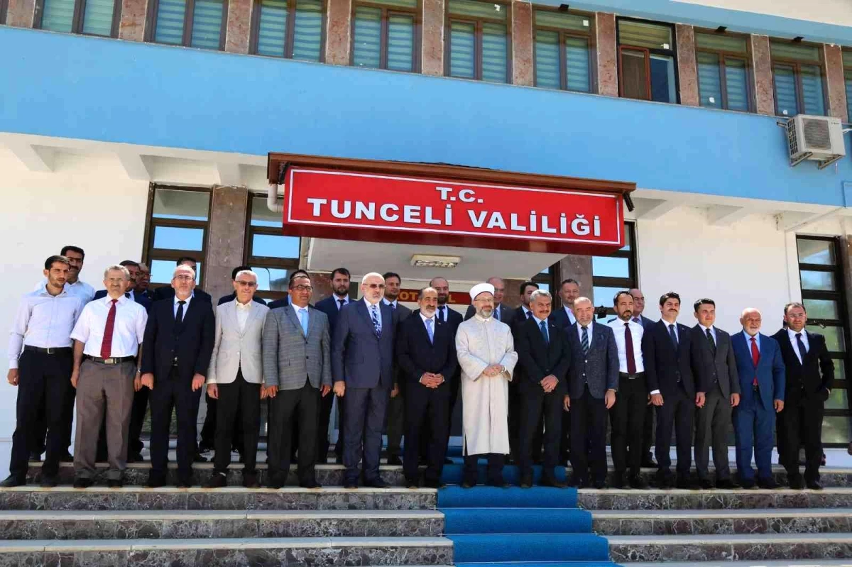 Diyanet İşleri Başkanı Prof. Dr. Ali Erbaş Tunceli\'de