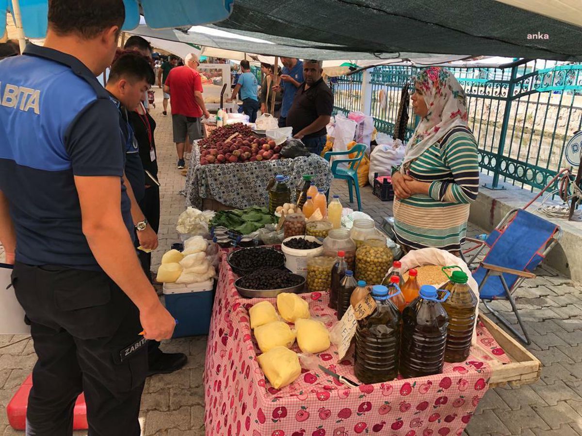 Fethiye Belediyesi Zabıtasından Cuma Pazarı'nda Denetim