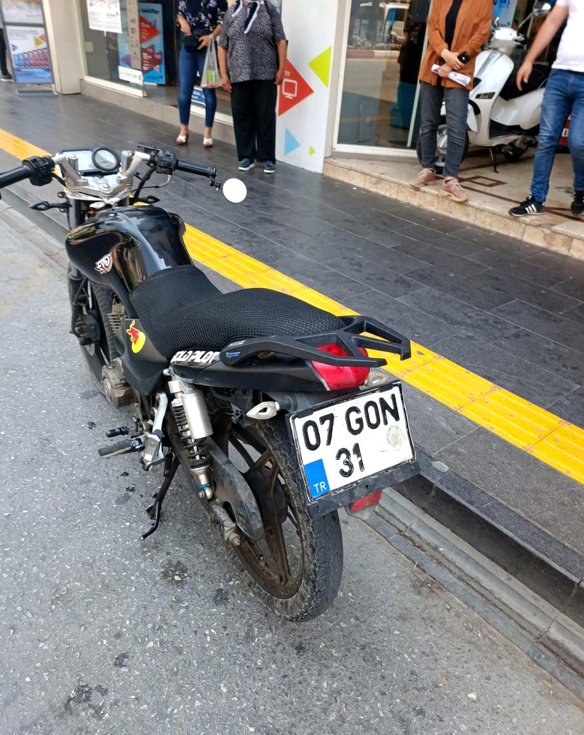 Motosiklet sürücüsü değil, trafik canavarı çıktı