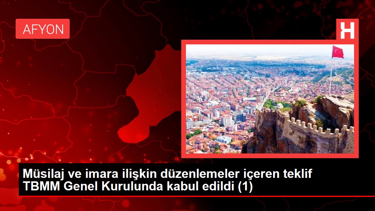 Müsilaj ve imara ilişkin düzenlemeler içeren teklif TBMM Genel Kurulunda kabul edildi (1)