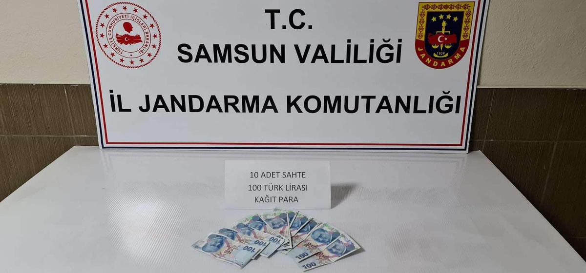 Samsun\'da sahte parayla alışveriş yapan şüpheli yakalandı