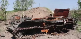Ukrayna askerlerinin cephe hattındaki devriye görevi