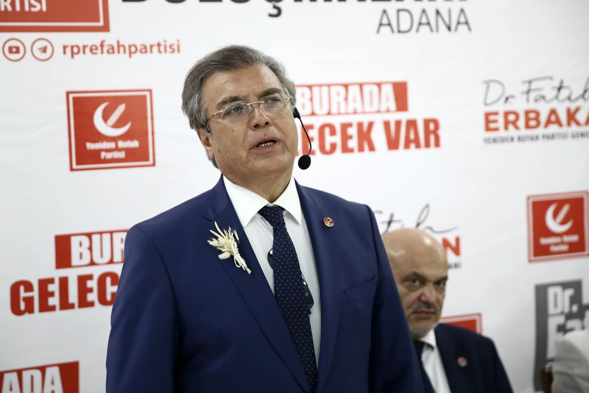 Yeniden Refah Partisi Genel Başkan Yardımcısı Aydal, Adana\'da konuştu