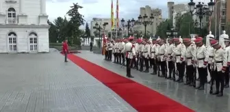 Almanya Başbakanı Scholz Kuzey Makedonya'da (2)