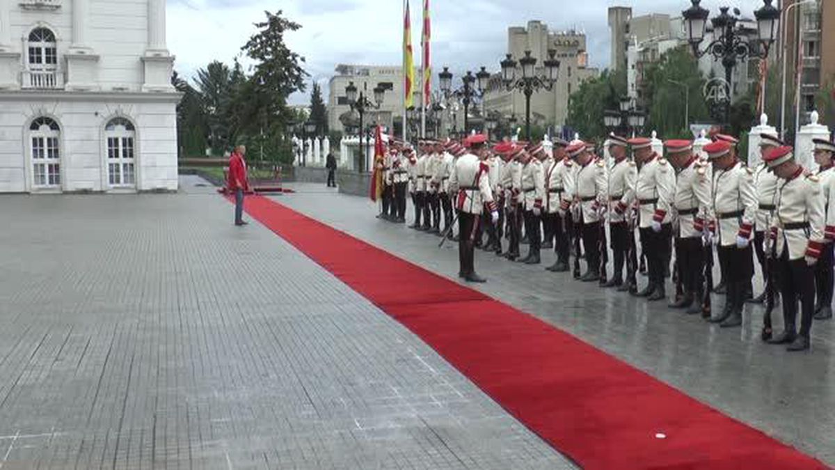 Almanya Başbakanı Scholz Kuzey Makedonya'da (2)