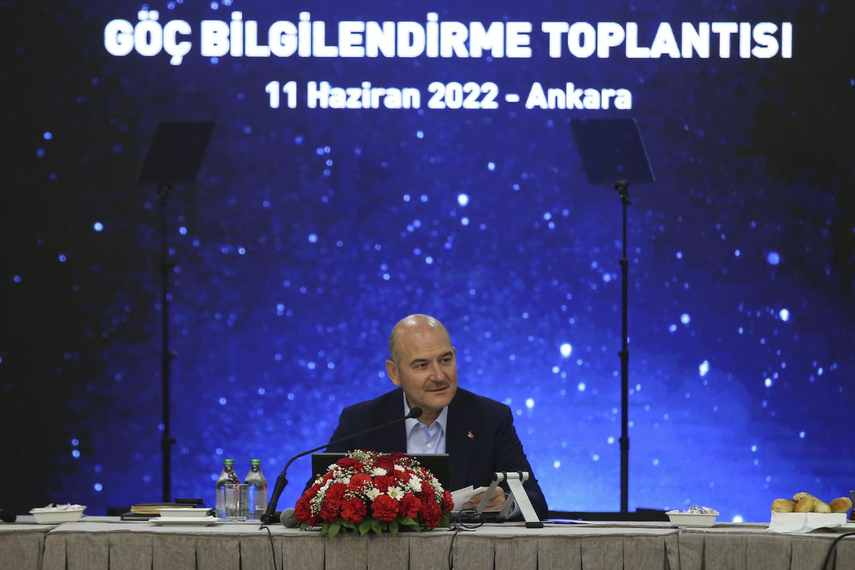 Bakan Soylu, Göç Bilgilendirme Toplantısı\'nda konuştu: (1)