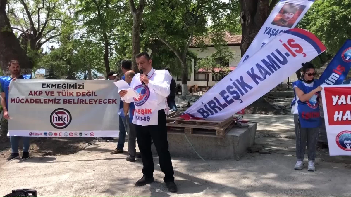 Birleşik Kamu-İş Sinop\'ta Tüik\'in Enflasyon Rakamlarını Protesto Etti
