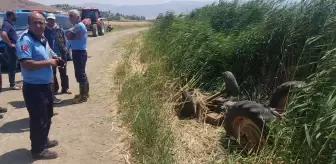 Gaziantep'te devrilen traktörün sürücüsü öldü