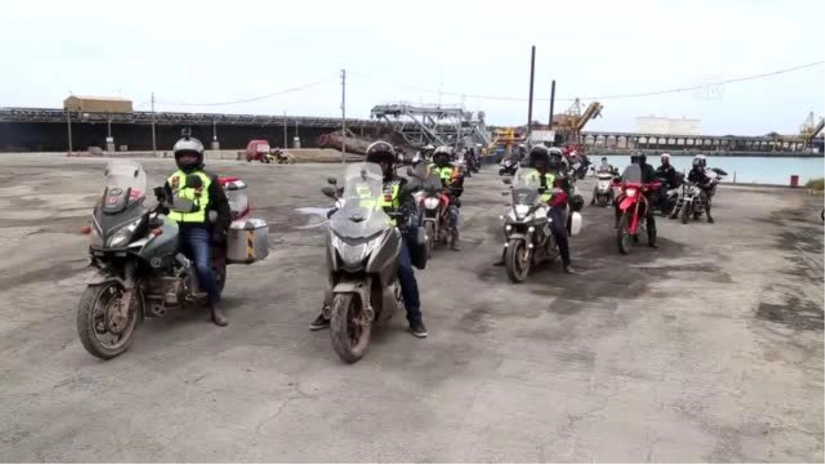 KASTAMONU - Motosikletlerle İnebolu\'dan Ankara\'ya düzenlenen "İstiklal Sürüşü" başladı