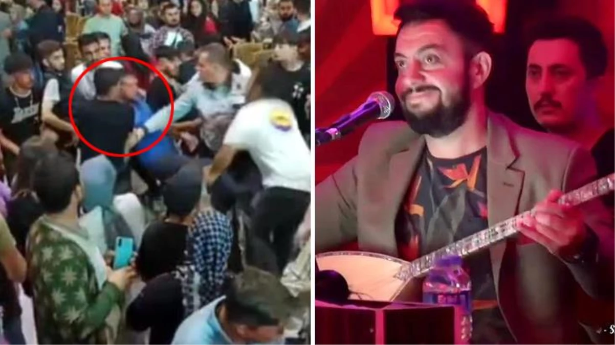 Şarkıcı Hüseyin Kağıt\'ın konserinde kavga çıktı
