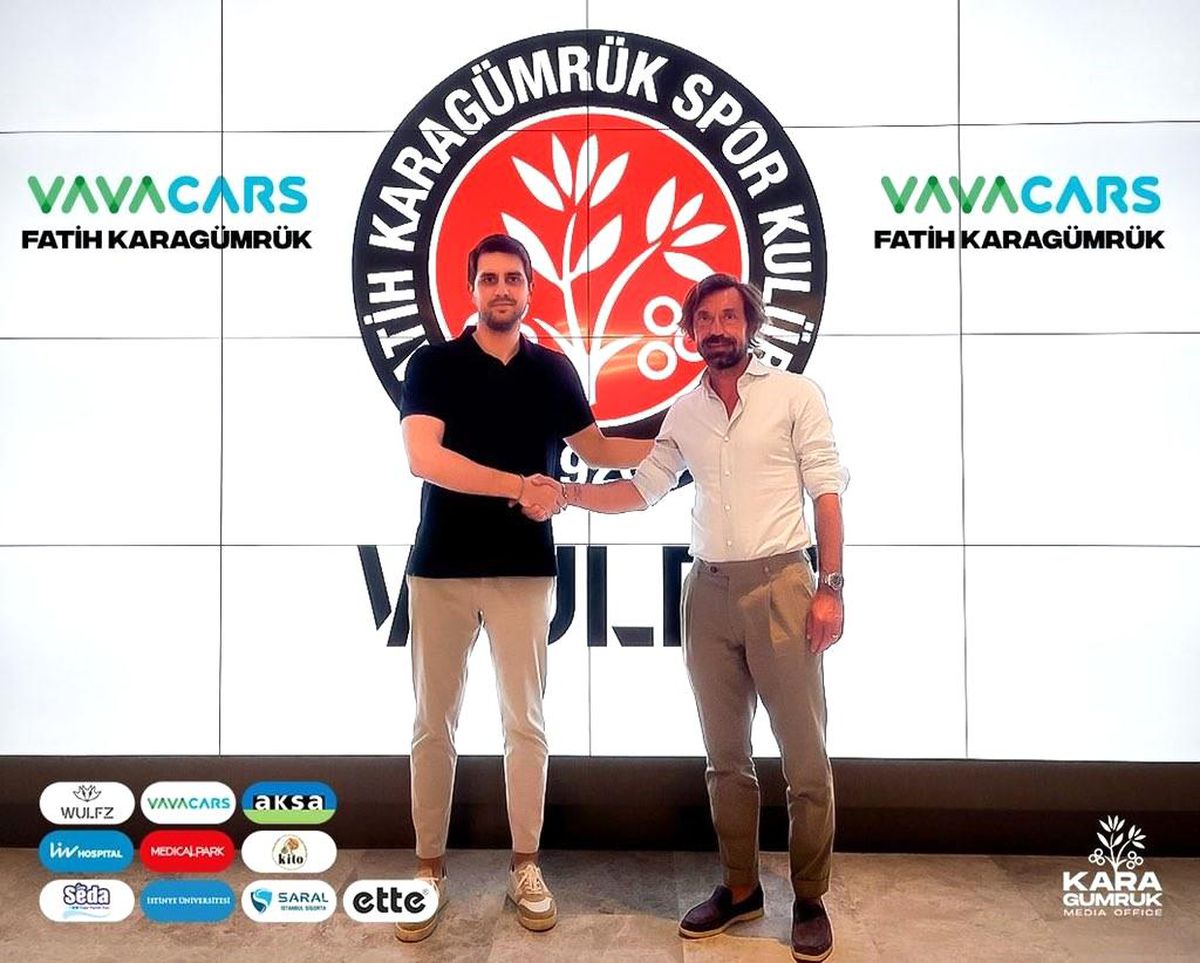 Andrea Pirlo, Fatih Karagümrük'ün yeni teknik direktörü oldu
