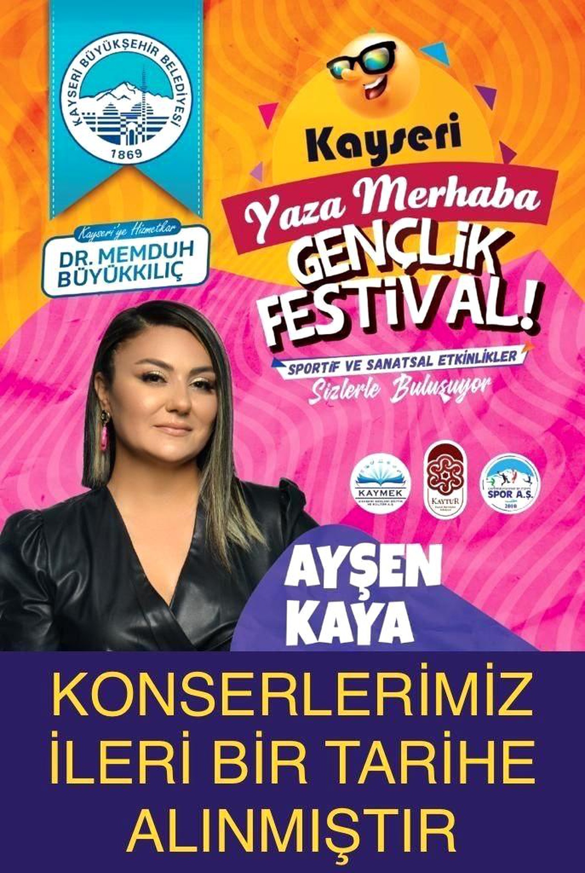 Kayseri\'de Baha ve Ayşen Kaya konserleri ertelendi